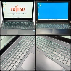 ⭐️Windows11⭐️Office2024⭐️富士通ノートパソコン i7 16GB 新品SSD512 フルHD Blu-ray USB3.0 Bluetooth4.1 準美品の画像