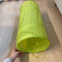 猫用トンネルおもちゃ　鈴のボールとフェルトボールつきの画像