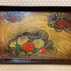 漆竹かごセレクト､茶托セットを格安でお譲りしますの画像