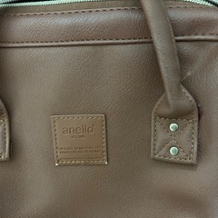 アネロ　リュック　合皮　茶色の画像