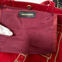 ロベルタ ディ カメリーノ 縦長トートバッグ／内ポケット付の画像