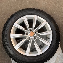(美品)ティグアン純正17インチホイール スタッドレス付の画像