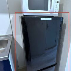 【一人暮らし用/三菱製 146L冷蔵庫】ノンフロン・2ドア・動作確認済・・省スペース・2012年製・ブラックの画像