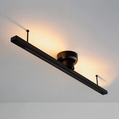 【あげます！すぐに来れる方を優先】Kanademono Lighting × Rail　取り付けられる ダクトレールライト＆スポットライト2個セットの画像