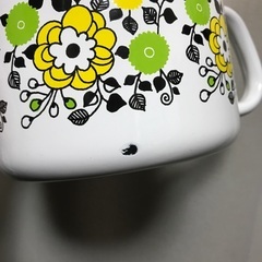 ホーローラウンドポット(難アリ)を差し上げます。の画像