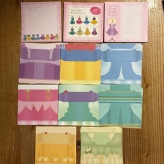 ディズニープリンセス折り紙　全8種類の画像