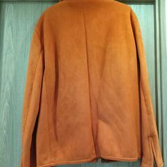 GUESS　メンズ　ジャンパー　オレンジ色　Lサイズの画像