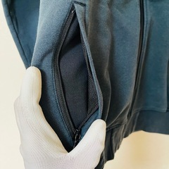 FAT SPORT メンズ パーカー 長袖パーカー 黒 ブラック Mの画像