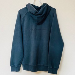 FAT SPORT メンズ パーカー 長袖パーカー 黒 ブラック Mの画像