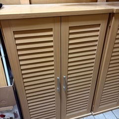 靴箱 シューズラック 幅60cm スリム 2個セット 奥行30cm 下駄箱の画像