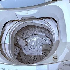 Haier ハイアール 洗濯機 5kg 上開き式 全自動洗濯機 JW-K50H コンパクト 一人暮らし 2014年製 動作確認済みの画像