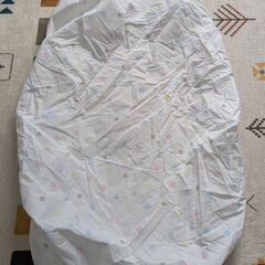 （新品未使用）西松屋ベビー敷布団4点セット（アニマル）【70×120cm】※フィッティングシーツ（カラフルドット【70×120cm】）おまけ付きの画像