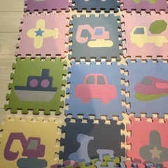 乗り物ジョイントマットの画像