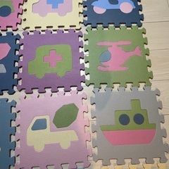 乗り物ジョイントマットの画像