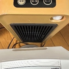 大風量セラミックファンヒーター と 人感センサー付きセラミックファンヒーター 2WAYマルチヒート  計２台のお値段の画像
