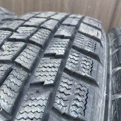 栃木発DUNLOP スタッドレスタイヤ 13インチ6本155/65R13の画像