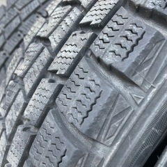 栃木発DUNLOP スタッドレスタイヤ 13インチ6本155/65R13の画像
