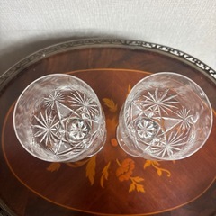 HOYAクリスタル　グラス　ペアの画像