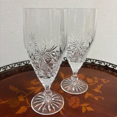 HOYAクリスタル　グラス　ペアの画像