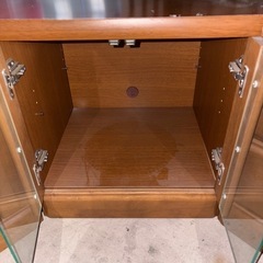 GY1219  テレビボード サイドボード コーナー テレビ台　3点セット　カリモク　オーク TVボード　大川家具の画像