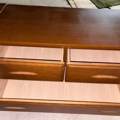 GY1219  テレビボード サイドボード コーナー テレビ台　3点セット　カリモク　オーク TVボード　大川家具の画像