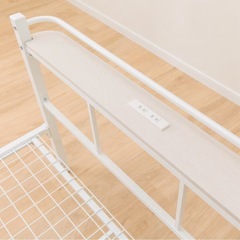 シングルベッドフレーム　パイプベッド【セット売り可】の画像