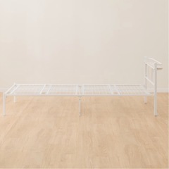 シングルベッドフレーム　パイプベッド【セット売り可】の画像