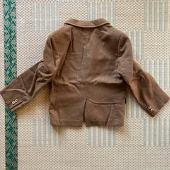 昭和レトロ こども用７号ブラウンジャケットお譲りしますの画像