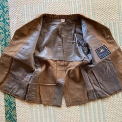 昭和レトロ こども用７号ブラウンジャケットお譲りしますの画像