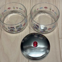 キティ　ガラス容器の画像