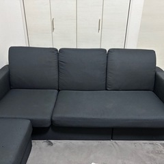 3人がけソファー傷、汚れありの画像