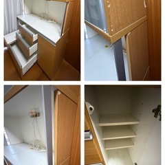 緊急12/20~21限定 ①キッチンボード キッチン収納の画像