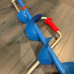 手動式 アイスドリル オーガー ワカサギ釣り 氷穴あけ 中古の画像