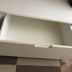 ベッドフレーム　セミシングル　引き出し付きの画像