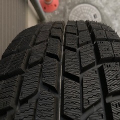 No.186未使用スタッドレスタイヤ185/70/R14  4H PCD100 アルミホイール付4本セットの画像