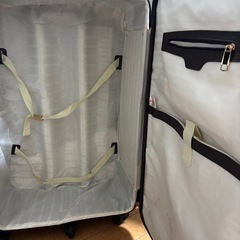 タイで購入したでかいスーツケース(右の部分のコロコロが壊れかけです)の画像