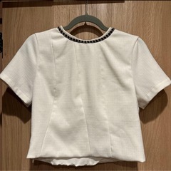 MOTF アイボリー 半袖Tシャツ ネット価格2500の画像