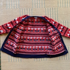 昭和レトロ こども用 カーディガン（人柄）を格安でお譲りしますの画像