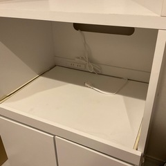 LOWYA キッチンラック(ホワイト)　の画像