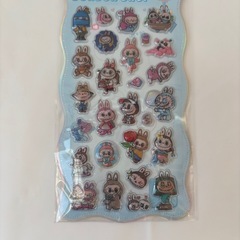 ラブブ　ドロップシール　ボンボンドロップシール　3D 立体シール　ぷくぷくシール1枚300円　3枚800円
の画像