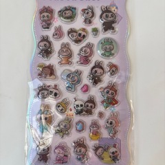 ラブブ　ドロップシール　ボンボンドロップシール　3D 立体シール　ぷくぷくシール1枚300円　3枚800円
の画像