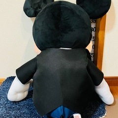 #未使用#ミッキーマウス#おめかし#超超BIG #ぬいぐるみ#ディズニー#Disney#クレーンゲーム#UFOキャッチャー#景品#大きい#ビッグ#ラウンド1の画像