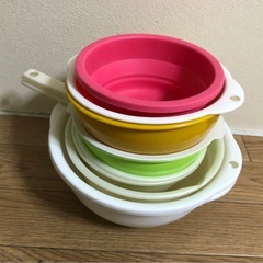 ポリプロピレン容器 ザルボウル 耐熱 電子レンジ対応★まとめて10個の画像