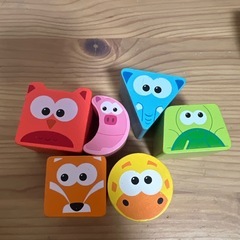 知育玩具　木製の画像
