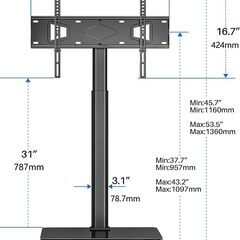  美品 テレビスタンド キャスター付きの画像