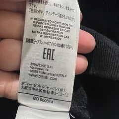 【DIESEL ディーゼル】モヒカン　　パーカーの画像