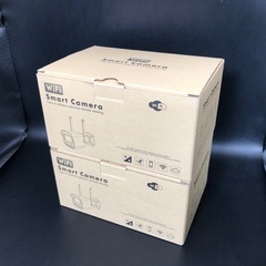 【181】新品2台 TP-08 3MP 防水屋外 WiFi セキュリティカメラ/長距離ナイトビジョン/AIモーション検出/2方向オーディオ/カラーナイトビジョン/Type-C/USBケーブル10m×2本&USB2連アダプターセットの画像