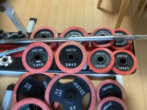 アイロテック　ベンチプレスセット　100kg お届けも可能かも…
