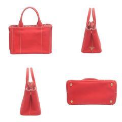 プラダ 1BG439 トートバッグ レッド  PRADA カナパトート ミニ キャンバスの画像