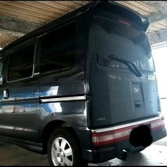 値下げ！ 車検付 全込み 4WD兵庫県 西宮発 アトレーワゴンRSターボ ブラック　軽自動車　ダイハツ　車中泊　大阪府　大阪市　池田市　箕面市　伊丹市　尼崎市　神戸市　川西市　宝塚市　豊中市の画像